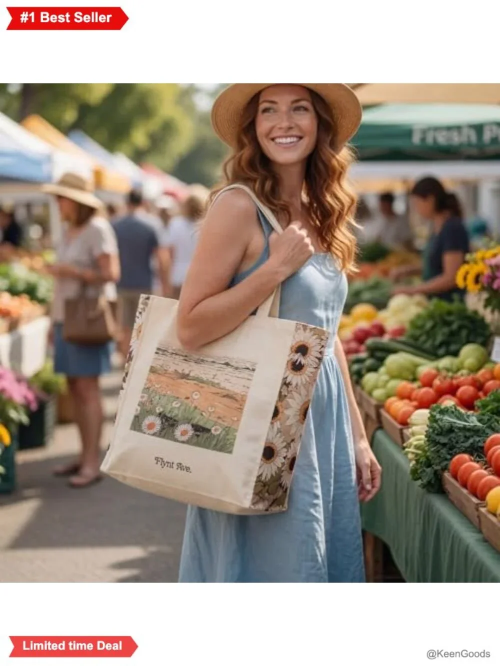 Extra Large Heavy Duty Canvas Tote Bag 2 Pack Reusable Grocery Shopping Bag